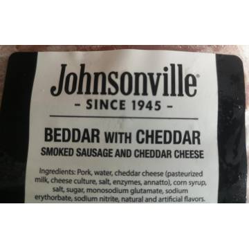 Johnsonville {Beddar + Cheddar} Sausage  (360g)