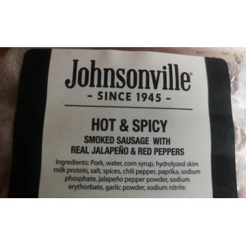Johnsonville {Hot and Spicy} Sausage  (360g)